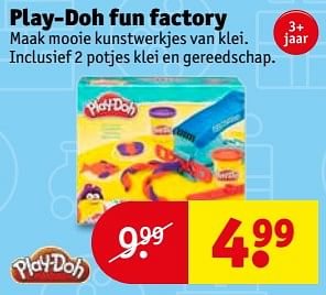 Aanbiedingen Play-doh fun factory - Play-Doh - Geldig van 14/11/2017 tot 19/11/2017 bij Kruidvat