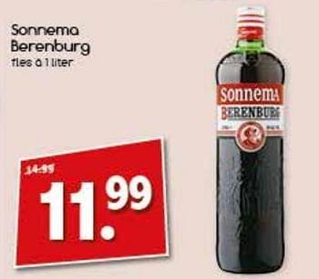 Aanbiedingen Sonnema berenburg - Sonnema - Geldig van 13/11/2017 tot 18/11/2017 bij Agrimarkt