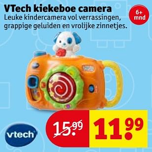 Aanbiedingen Vtech kiekeboe camera - Vtech - Geldig van 14/11/2017 tot 19/11/2017 bij Kruidvat