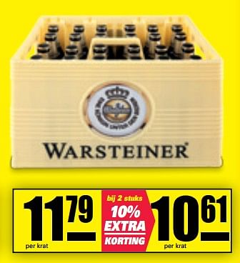 Aanbiedingen Warsteiner - Warsteiner - Geldig van 13/11/2017 tot 18/11/2017 bij Nettorama