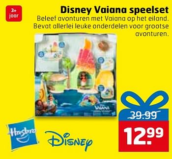 Aanbiedingen Disney vaiana speelset - Hasbro - Geldig van 14/11/2017 tot 26/11/2017 bij Trekpleister