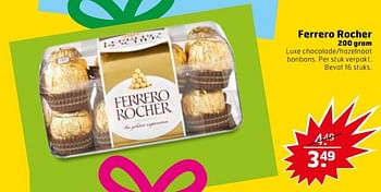 Aanbiedingen Ferrero rocher - Ferrero - Geldig van 14/11/2017 tot 26/11/2017 bij Trekpleister