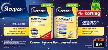 Aanbiedingen Keuze uit het hele sleepzz assortiment - Sleepzz - Geldig van 14/11/2017 tot 26/11/2017 bij Trekpleister
