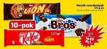 Aanbiedingen Nestlé voordeelpak - Nestlé - Geldig van 14/11/2017 tot 26/11/2017 bij Trekpleister