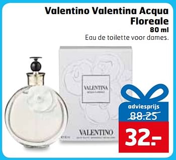 Aanbiedingen Valentino valentina acqua floreale 80 ml - Valentina - Geldig van 14/11/2017 tot 26/11/2017 bij Trekpleister