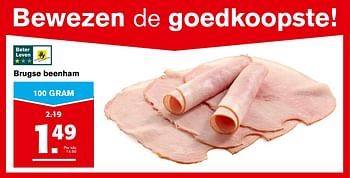 Aanbiedingen Brugse beenham - Huismerk - Hoogvliet - Geldig van 15/11/2017 tot 15/11/2017 bij Hoogvliet