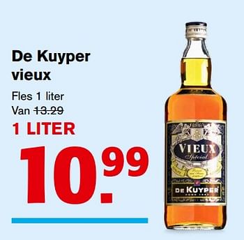 Aanbiedingen De kuyper vieux - De Kuyper - Geldig van 15/11/2017 tot 15/11/2017 bij Hoogvliet