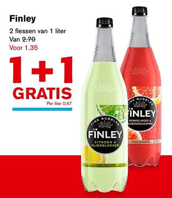 Aanbiedingen Finley - Finley - Geldig van 15/11/2017 tot 15/11/2017 bij Hoogvliet