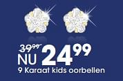 Aanbiedingen 9 karaat kids oorbellen - Huismerk - Lucardi - Geldig van 13/11/2017 tot 05/12/2017 bij Lucardi