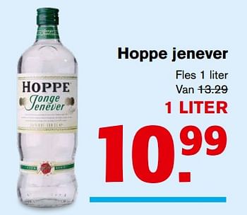 Aanbiedingen Hoppe jenever - Hoppe - Geldig van 15/11/2017 tot 15/11/2017 bij Hoogvliet