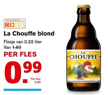 Aanbiedingen La chouffe blond - La Chouffe - Geldig van 15/11/2017 tot 15/11/2017 bij Hoogvliet
