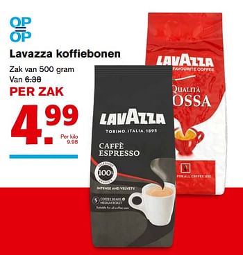 Aanbiedingen Lavazza koffiebonen - Lavazza - Geldig van 15/11/2017 tot 15/11/2017 bij Hoogvliet