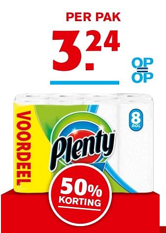 Aanbiedingen Plenty voordeel - Plenty - Geldig van 15/11/2017 tot 15/11/2017 bij Hoogvliet