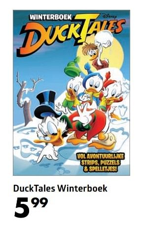 Aanbiedingen Ducktales winterboek - Disney - Geldig van 13/11/2017 tot 05/12/2017 bij Bruna