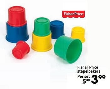 Aanbiedingen Fisher price stapelbekers - Fisher-Price - Geldig van 13/11/2017 tot 05/12/2017 bij Bruna