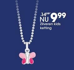 Aanbiedingen Zilveren kids ketting - Huismerk - Lucardi - Geldig van 13/11/2017 tot 05/12/2017 bij Lucardi