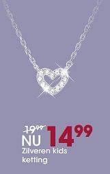 Aanbiedingen Zilveren kids ketting - Huismerk - Lucardi - Geldig van 13/11/2017 tot 05/12/2017 bij Lucardi