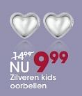 Aanbiedingen Zilveren kids oorbellen - Huismerk - Lucardi - Geldig van 13/11/2017 tot 05/12/2017 bij Lucardi