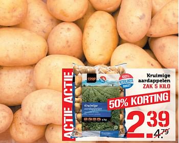 Aanbiedingen Kruimige aardappelen - Huismerk - Coop - Geldig van 20/11/2017 tot 26/11/2017 bij Coop