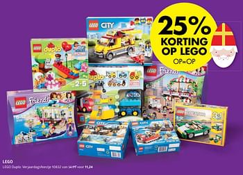 Aanbiedingen Lego duplo: verjaardagsfeestje 10832 - Lego - Geldig van 13/11/2017 tot 05/12/2017 bij Bruna