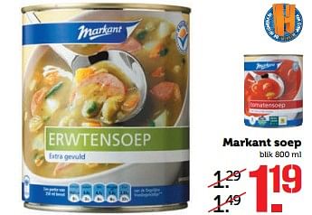 Aanbiedingen Markant soep - Markant - Geldig van 20/11/2017 tot 26/11/2017 bij Coop
