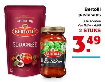 Aanbiedingen Bertolli pastasaus - Bertolli - Geldig van 22/11/2017 tot 28/11/2017 bij Hoogvliet