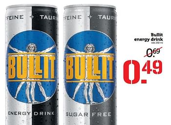 Aanbiedingen Bullit energy drink - Bullit - Geldig van 20/11/2017 tot 26/11/2017 bij Coop