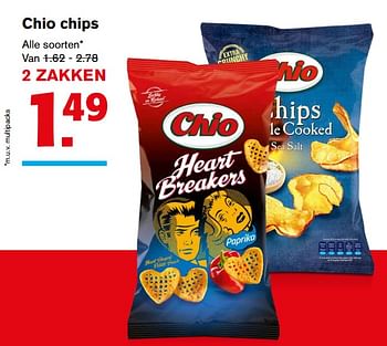 Aanbiedingen Chio chips - Chio - Geldig van 22/11/2017 tot 28/11/2017 bij Hoogvliet