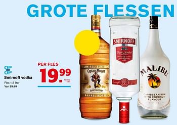 Aanbiedingen Smirnoff vodka - Smirnoff - Geldig van 22/11/2017 tot 28/11/2017 bij Hoogvliet