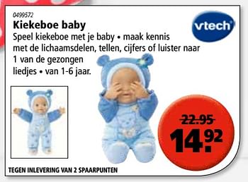 Aanbiedingen Kiekeboe baby - Vtech - Geldig van 16/11/2017 tot 06/12/2017 bij Marskramer