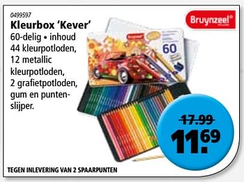 Aanbiedingen Kleurbox kever - Bruynzeel - Geldig van 16/11/2017 tot 06/12/2017 bij Marskramer