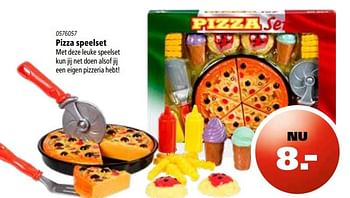 Aanbiedingen Pizza speelset - Huismerk - Marskramer - Geldig van 16/11/2017 tot 06/12/2017 bij Marskramer