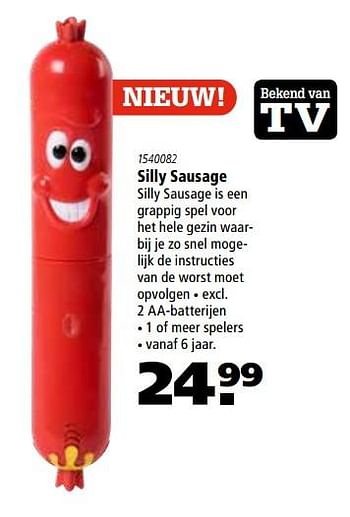 Aanbiedingen Silly sausage - Ideal - Geldig van 16/11/2017 tot 06/12/2017 bij Marskramer