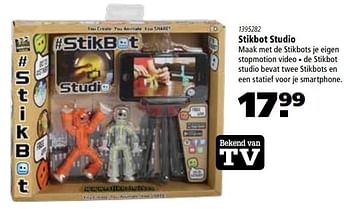 Aanbiedingen Stikbot studio - StikBot - Geldig van 16/11/2017 tot 06/12/2017 bij Marskramer