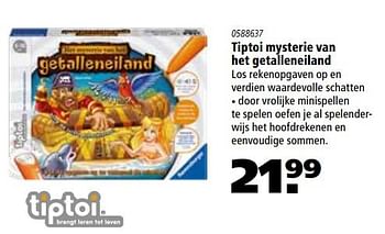 Aanbiedingen Tiptoi mysterie van het getalleneiland - Ravensburger - Geldig van 16/11/2017 tot 06/12/2017 bij Marskramer