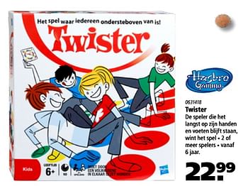 Aanbiedingen Twister - Hasbro - Geldig van 16/11/2017 tot 06/12/2017 bij Marskramer