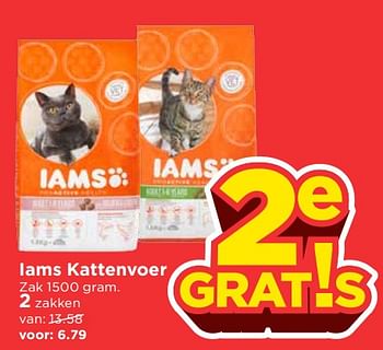 Aanbiedingen Iams kattenvoer - IAMS - Geldig van 19/11/2017 tot 25/11/2017 bij Vomar