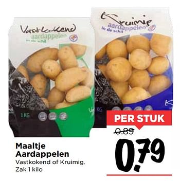 Aanbiedingen Maaltje aardappelen - Huismerk Vomar - Geldig van 19/11/2017 tot 25/11/2017 bij Vomar