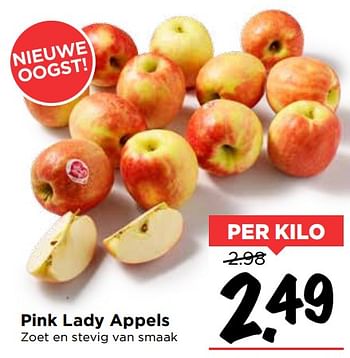 Aanbiedingen Pink lady appels - Huismerk Vomar - Geldig van 19/11/2017 tot 25/11/2017 bij Vomar