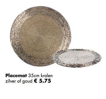 Aanbiedingen Placemat - Huismerk - Multi Bazar - Geldig van 27/11/2017 tot 31/12/2017 bij Multi Bazar