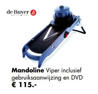 Aanbiedingen Mandoline - De buyer - Geldig van 27/11/2017 tot 31/12/2017 bij Multi Bazar