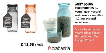 Aanbiedingen Meet jouw proporties - Brabantia - Geldig van 27/11/2017 tot 31/12/2017 bij Multi Bazar
