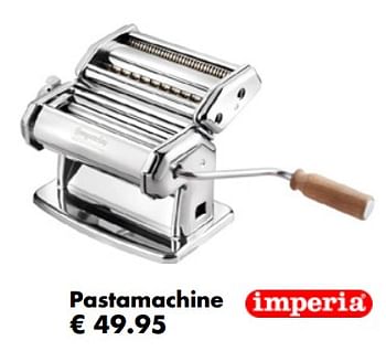 Aanbiedingen Pastamachine - Imperia PastaiaItaliana - Geldig van 27/11/2017 tot 31/12/2017 bij Multi Bazar
