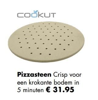 Aanbiedingen Pizzasteen - Cookut - Geldig van 27/11/2017 tot 31/12/2017 bij Multi Bazar