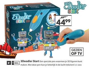 Aanbiedingen 3doodler start - The 3doodler - Geldig van 23/10/2017 tot 05/12/2017 bij Top1Toys