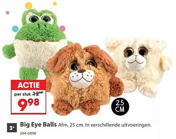 Aanbiedingen Big eye balls - Huismerk - Top1Toys - Geldig van 23/10/2017 tot 05/12/2017 bij Top1Toys