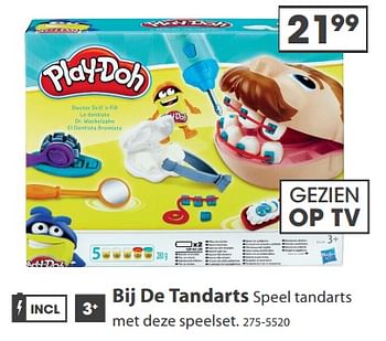 Aanbiedingen Bij de tandarts - Play-Doh - Geldig van 23/10/2017 tot 05/12/2017 bij Top1Toys