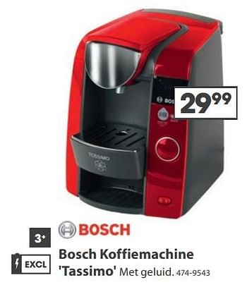 Aanbiedingen Bosch koffiemachine tassimo - Theo Klein - Geldig van 23/10/2017 tot 05/12/2017 bij Top1Toys