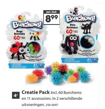 Aanbiedingen Creatie pack - Bunchems - Geldig van 23/10/2017 tot 05/12/2017 bij Top1Toys