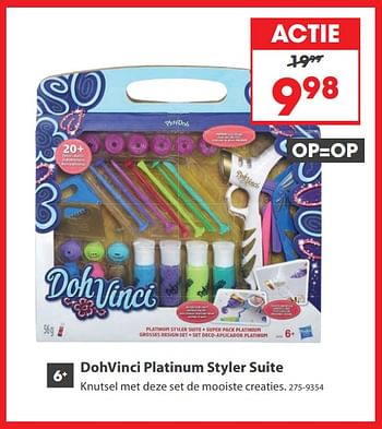 Aanbiedingen Dohvinci platinum styler suite - DohVinci - Geldig van 23/10/2017 tot 05/12/2017 bij Top1Toys